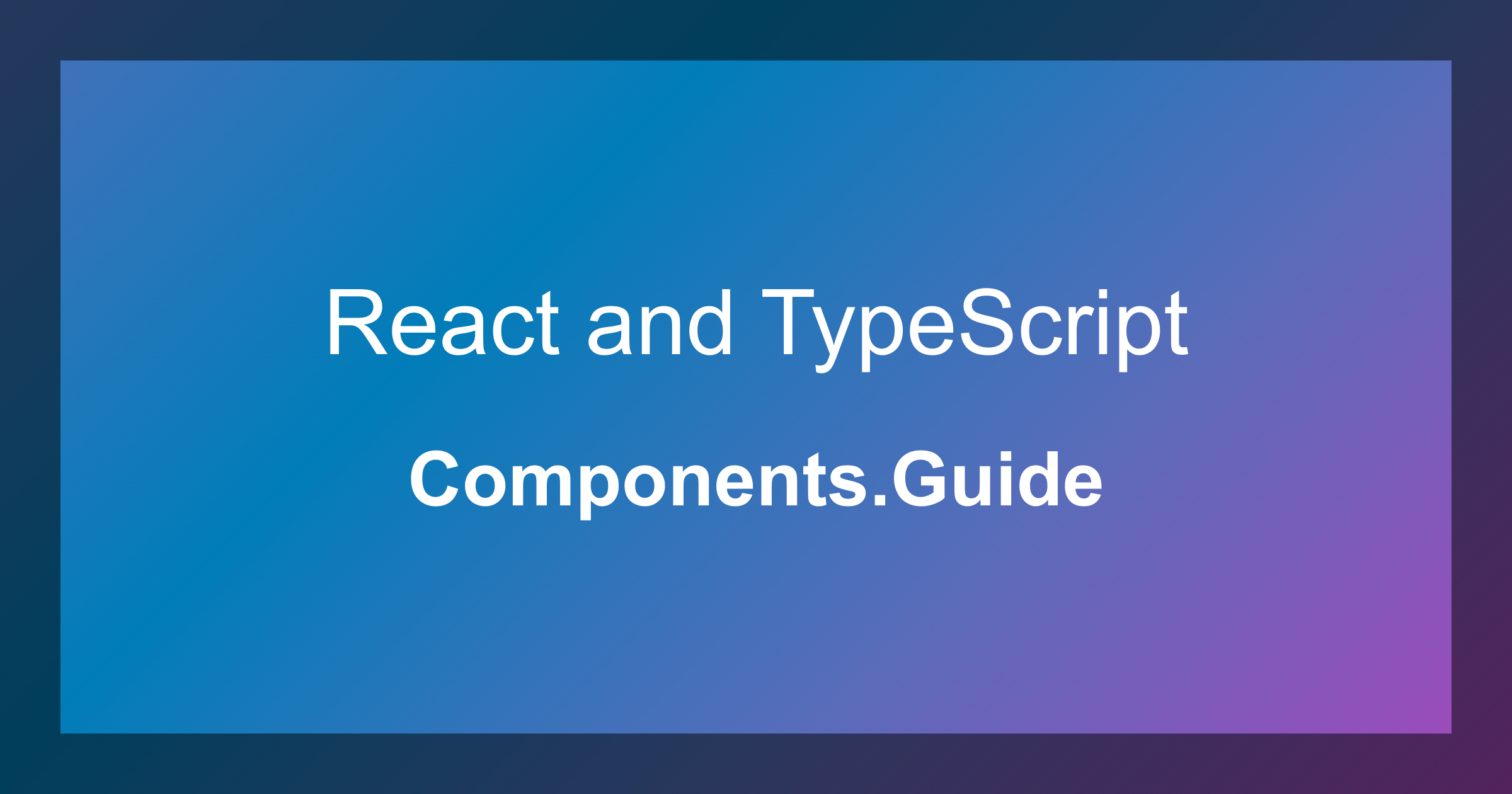 using-react-with-typescript-on-visual-studio-by-luca-gobbi-medium